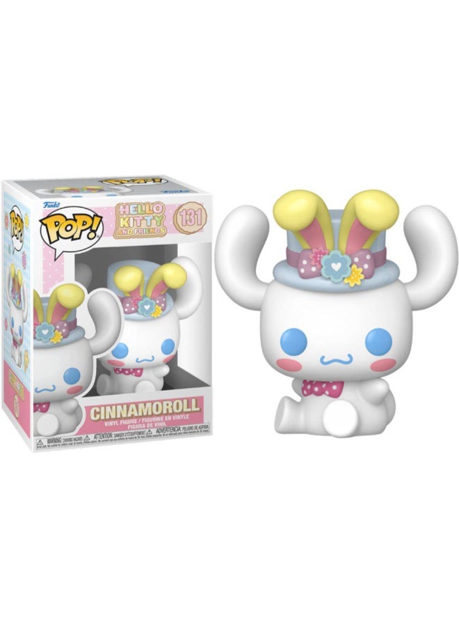 Funko POP! Sanrio Hello Kitty and Friends Cinnamoroll with Bunny Ears Vinyl Figure (9.1 cm) - Image 2